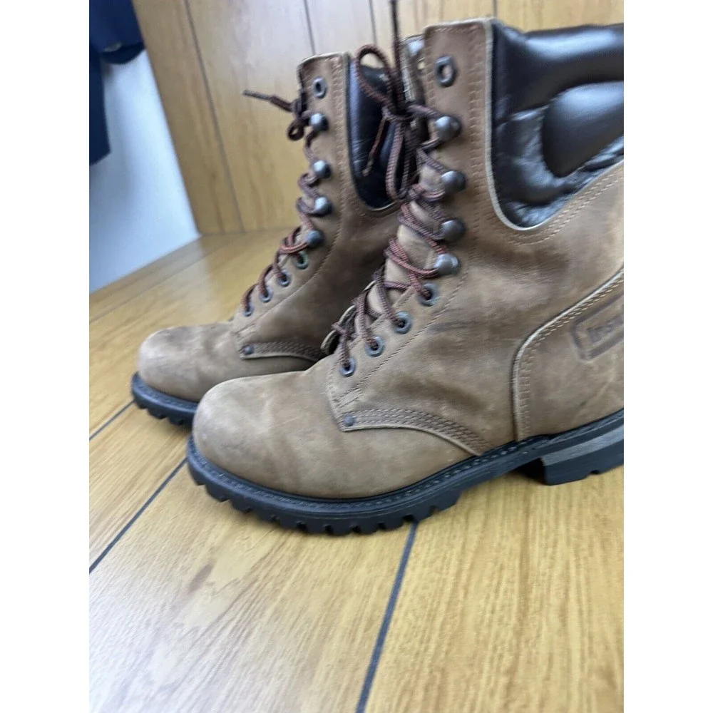 Matterhorn brown Leather  Boots Steel Toe Insulated 120+ Abrasion‎ 7.5 M